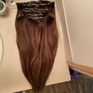 18in 180 gram FoxyLocks human hair extensions